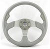 Preview: Momo Leder Sportlenkrad Silverjet 350mm silber steering wheel volante