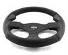 Preview: Momo Leder gelocht Sportlenkrad Jet 320mm schwarz o.Ring steering wheel volante