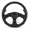 Preview: Momo Leder gelocht Sportlenkrad Jet 320mm schwarz Ring aus Carbonfaser steering wheel volante