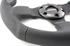 Preview: Momo Leder gelocht Sportlenkrad Jet 320mm schwarz Ring aus Carbonfaser steering wheel volante