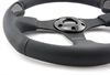 Preview: Momo Leder gelocht Sportlenkrad Jet 350mm schwarz Ring aus Carbonfaser steering wheel volante