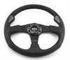 Preview: Momo Leder gelocht Sportlenkrad Jet 350mm schwarz Ring aus Carbonfaser steering wheel volante