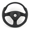 Preview: Momo Leder Sportlenkrad Driver 350mm schwarz black steering wheel volante