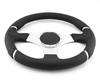 Preview: Momo Leder Sportlenkrad Millenium 350mm schwarz silber steering wheel volante