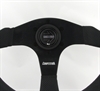 Preview: Momo Leder gelocht Sportlenkrad Competition 350mm schwarz black ohne Ring steering wheel volante