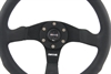 Preview: Momo Leder gelocht Sportlenkrad Competition 350mm schwarz black steering wheel volante