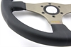 Preview: Momo Leder Sportlenkrad Tuner silber 32 320mm o.Ring schwarz anthrazit steering wheel volante