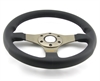 Preview: Momo Leder Sportlenkrad Tuner silber 32 320mm schwarz anthrazit steering wheel volante