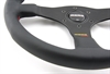 Preview: Momo Leder Sportlenkrad Tuner 32 320mm schwarz black ohne Ring steering wheel volante