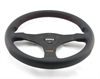 Preview: Momo Leder Sportlenkrad Tuner 32 320mm schwarz black ohne Ring steering wheel volante