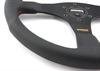 Preview: Momo Leder Sportlenkrad Tuner 35 350mm o.Ring schwarz black steering wheel volante