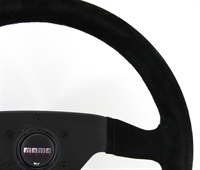 Preview: Momo Wildleder Sportlenkrad Modell MOD. 69 350mm schwarz black steering wheel volante