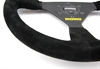 Preview: Momo Wildleder Sportlenkrad Modell MOD. 69 350mm schwarz black steering wheel volante