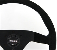 Preview: Momo Wildleder Sportlenkrad Modell MOD. 78 350mm schwarz black steering wheel volante