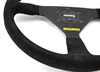 Preview: Momo Wildleder Sportlenkrad Modell MOD. 78 350mm schwarz black steering wheel volante