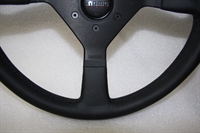 Preview: Momo Leder Sportlenkrad Montecarlo 350mm schwarz black steering wheel volante