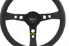 Preview: Momo Leder Sportlenkrad Modell MOD. 07 350mm schwarz black steering wheel volante