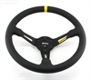 Preview: Momo Leder Sportlenkrad Modell MOD. 08 350mm schwarz black steering wheel volante