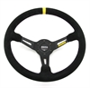 Preview: Momo Wildleder Sportlenkrad Modell MOD. 08 350mm schwarz black steering wheel volante