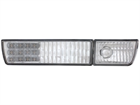 Preview: Dectane LED Frontblinker mit NSW-Dummy für VW Golf 3, Vento, chrom