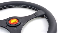 Preview: Momo Leder Sportlenkrad Racing Heritage Project 1968 Limited Edition 350mm schwarz black steering wheel volante