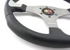 Preview: Momo Polyurethan Sportlenkrad Devil 350mm schwarz silber anthrazit steering wheel volante