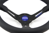 Preview: Momo Leder Sportlenkrad Drifting 330mm schwarz blau steering wheel volante