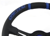 Preview: Momo Leder Sportlenkrad Drifting 330mm schwarz blau steering wheel volante