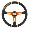 Preview: Momo Leder Sportlenkrad Drifting 350mm schwarz orange steering wheel volante