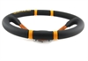 Preview: Momo Leder Sportlenkrad Drifting 350mm schwarz orange steering wheel volante