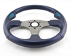 Preview: Momo Leder gelocht Sportlenkrad Jet 350mm blau, grün o.Ring steering wheel volante