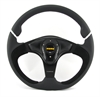 Preview: Momo Leder Wildleder Sportlenkrad Nero 350mm schwarz black steering wheel volante