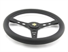 Preview: Momo Leder Sportlenkrad Prototipo 370mm schwarz black steering wheel volante