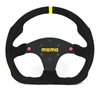 Preview: Momo Wildleder Sportlenkrad Modell MOD.30B 320mm schwarz black steering wheel volante