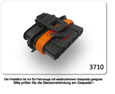 DTE Systems PedalBox 3S für Fiat Multipla 186 ab 2000 1.6L 100 16V R4 76KW Gaspedal Chip Tuning Pedaltuning