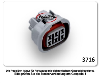 DTE Systems PedalBox 3S für Toyota Avensis T25 ab 2003 2.0L D-4D T25 R4 81KW Gaspedal Chip Tuning Pedaltuning