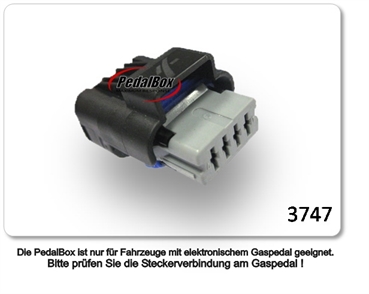 DTE Systems PedalBox 3S für Citroen C2 J bis 2005 1.1L 44KW Gaspedal Chip Tuning Pedaltuning