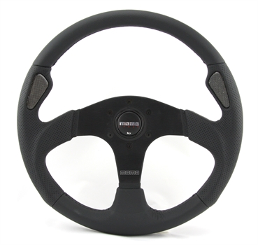 Momo Leder gelocht Sportlenkrad Jet 350mm schwarz o.Ring steering wheel volante