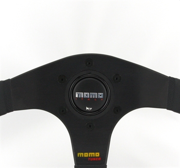 Momo Leder Sportlenkrad Tuner 32 320mm schwarz black ohne Ring steering wheel volante