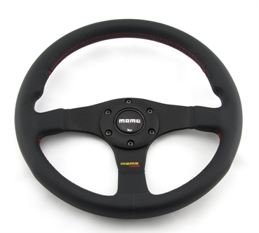 Momo Leder Sportlenkrad Tuner 32 320mm schwarz black steering wheel volante