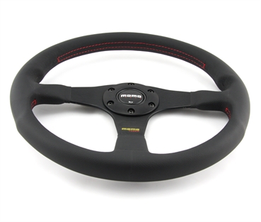 Momo Leder Sportlenkrad Tuner 35 350mm schwarz black steering wheel volante