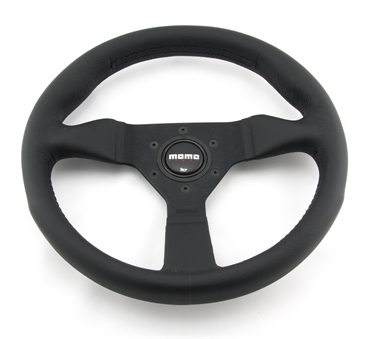 Momo Leder Sportlenkrad Montecarlo 320mm schwarz black steering wheel volante