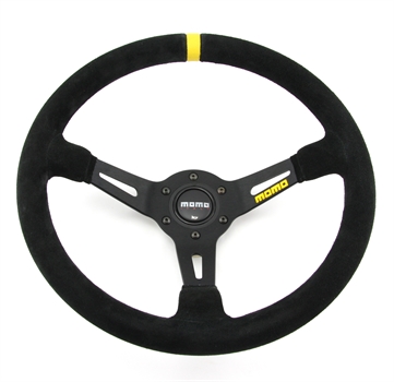 Momo Wildleder Sportlenkrad Modell MOD. 08 350mm schwarz black steering wheel volante