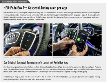 DTE-Systems PedalBox Pro für div. Chrysler Gaspedal Chip Tuning. Pedaltuning