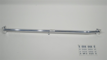 Wiechers Alu Fahrwerkstrebe hinten für Mercedes W124, nur 4-trg. Strebe Aluminium Strut Bar