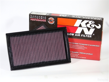 K&N Filter für Audi Cabrio Typ 8G/B4 Bj.6/95-10/00 Luftfilter Sportfilter Tauschfilter