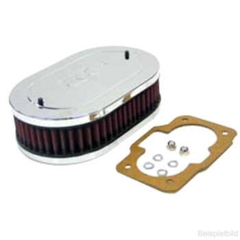 K&N Filter für Vergaser für Ford Escort III 1.1, 1.3, 55/69 PS Sportluftfilter Luftfilter