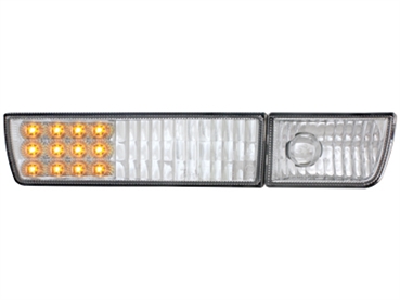 Dectane LED Frontblinker mit NSW-Dummy für VW Golf 3, Vento, chrom