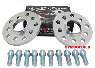 Spurverbreiterung Set 20mm inkl. Radschrauben für Audi 80 Typ 85