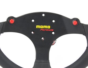 Momo Leder Sportlenkrad Formula 350mm schwarz black steering wheel volante